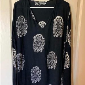 Long sleeve elephant blouse